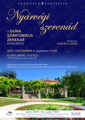 A Duna Szimfonikus Zenekar nyárvégi évadköszöntő koncertje